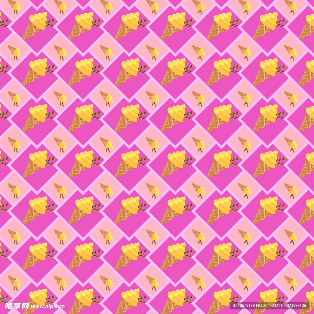 冰淇淋图案背景