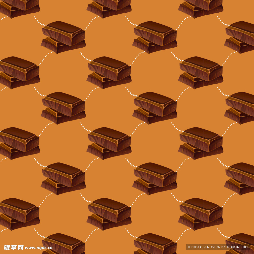 巧克力图案背景