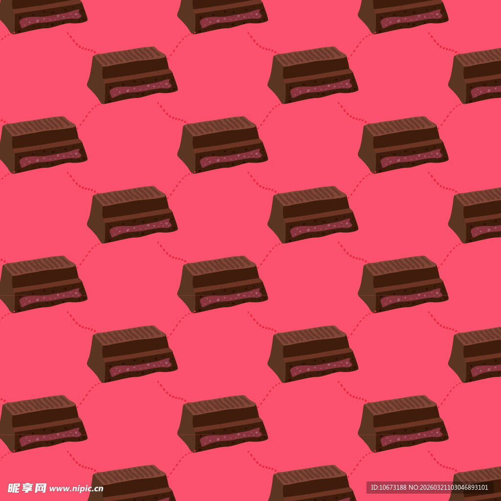 巧克力图案背景