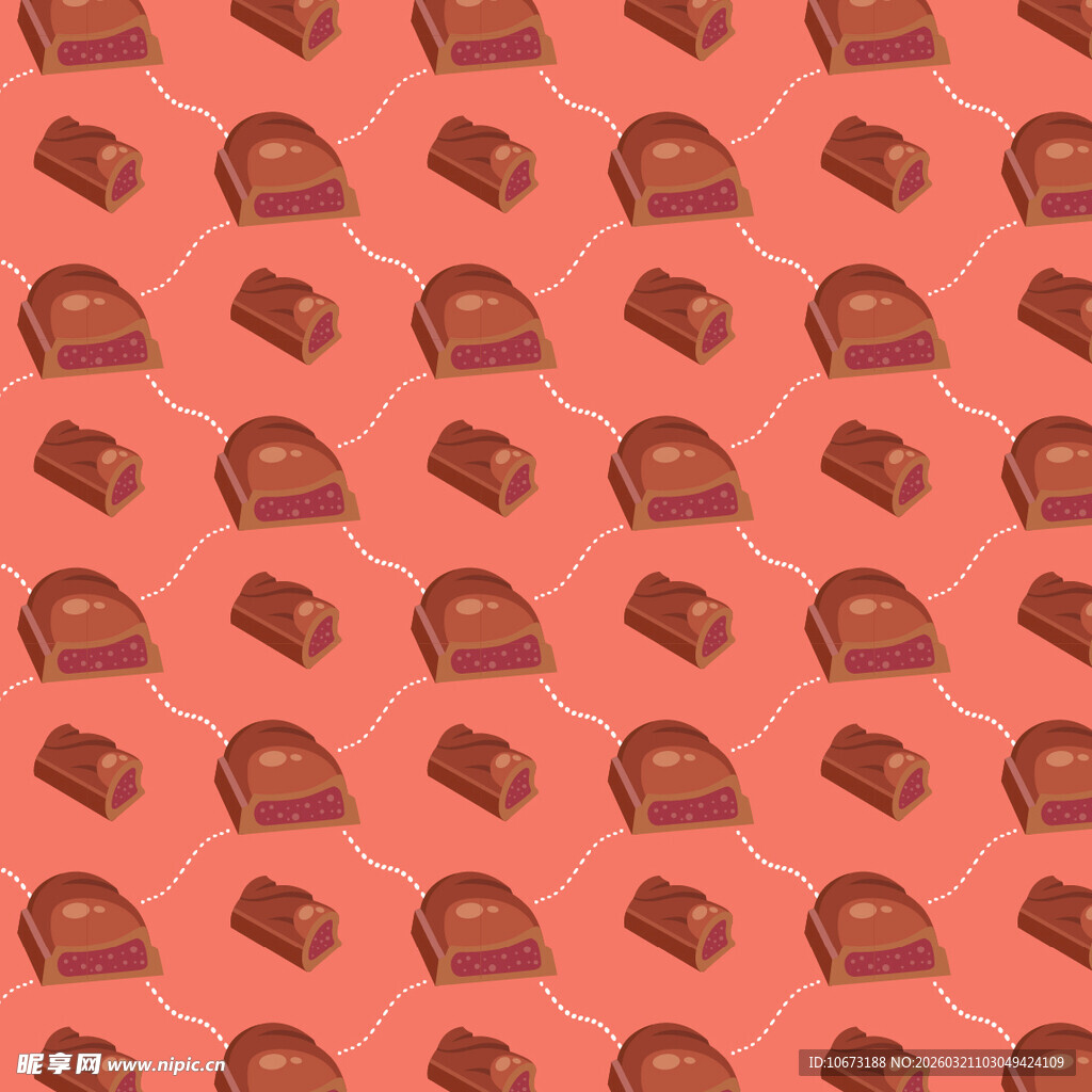 巧克力图案背景
