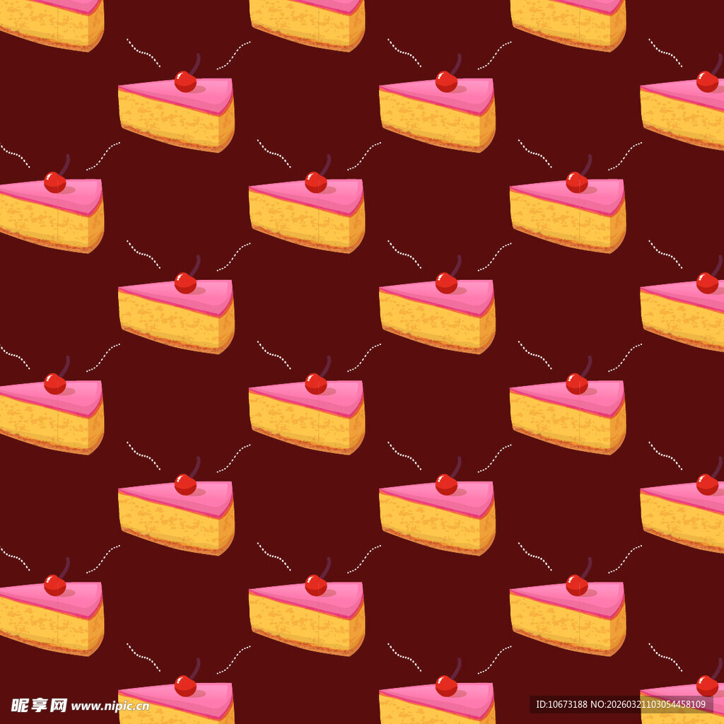 蛋糕图案背景