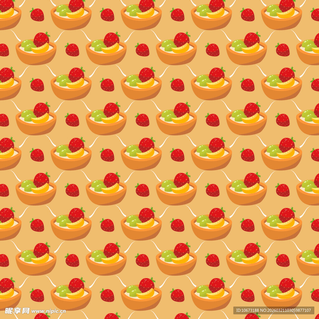 甜品图案背景