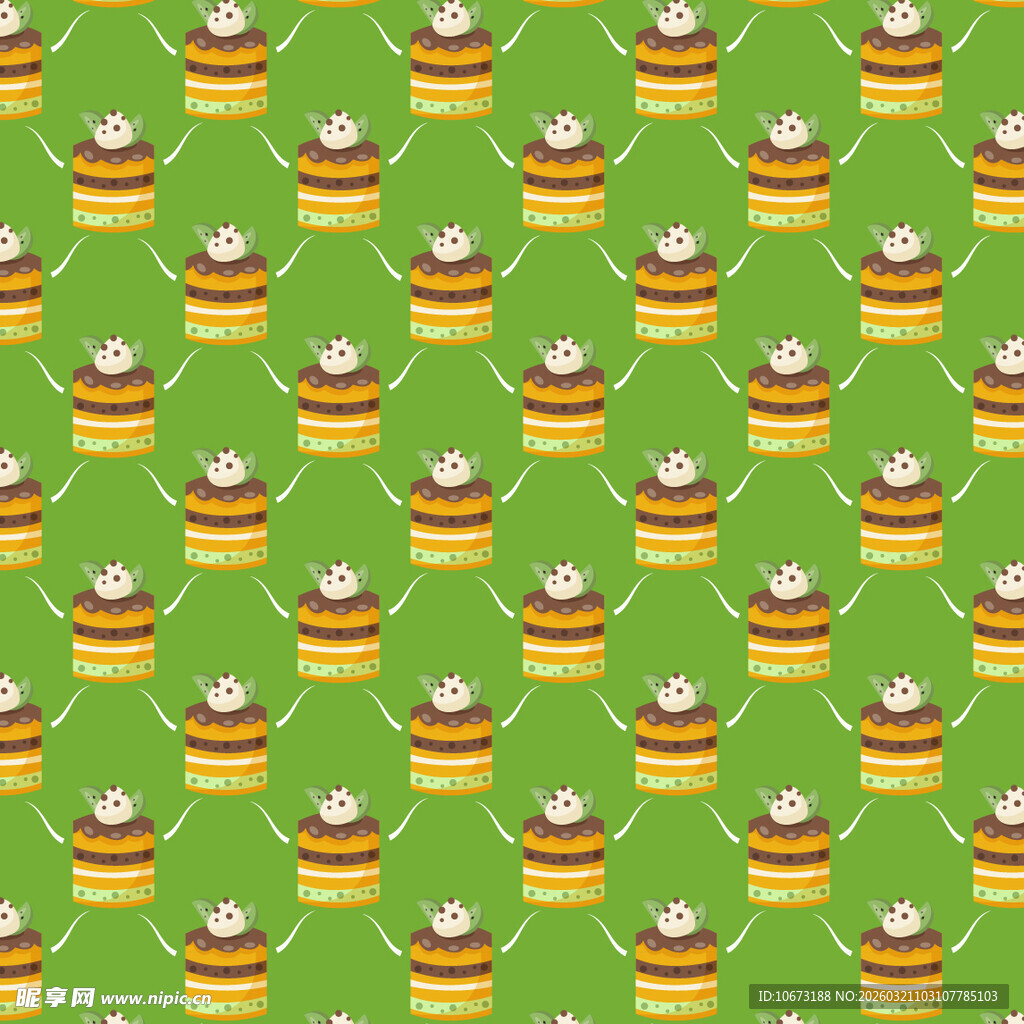 甜品图案背景