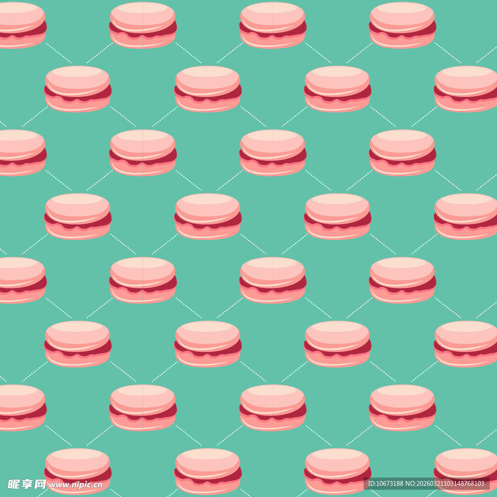 马卡龙图案背景