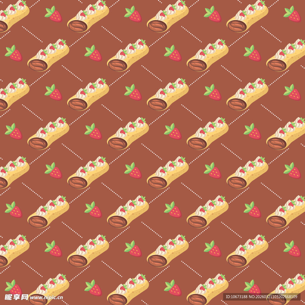 巧克力蛋糕图案背景