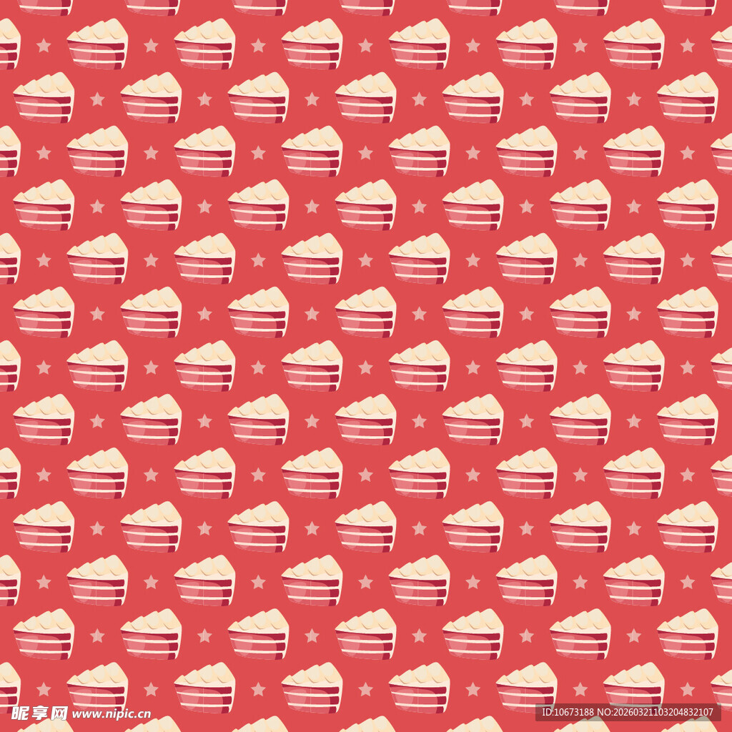 草莓蛋糕图案背景