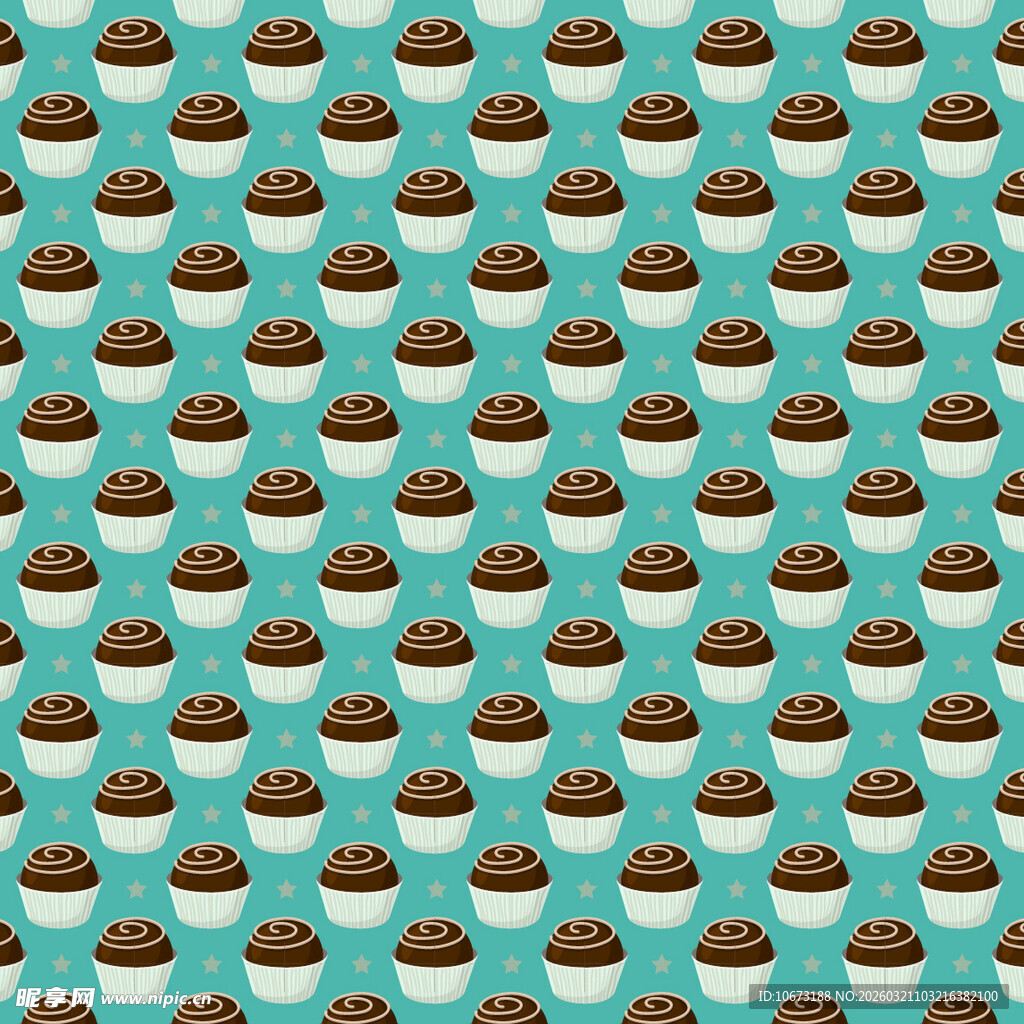 巧克力甜点图案背景