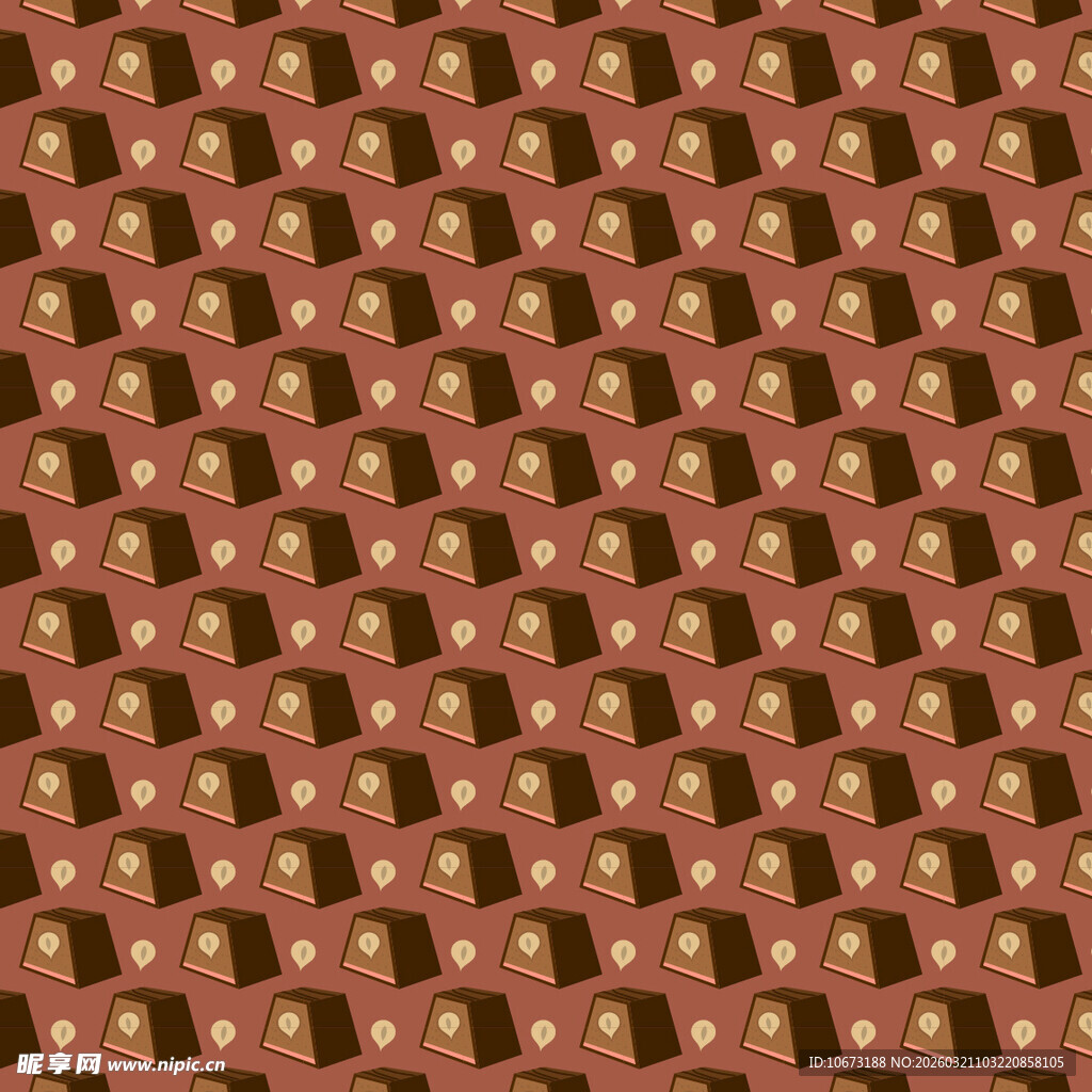 巧克力图案背景