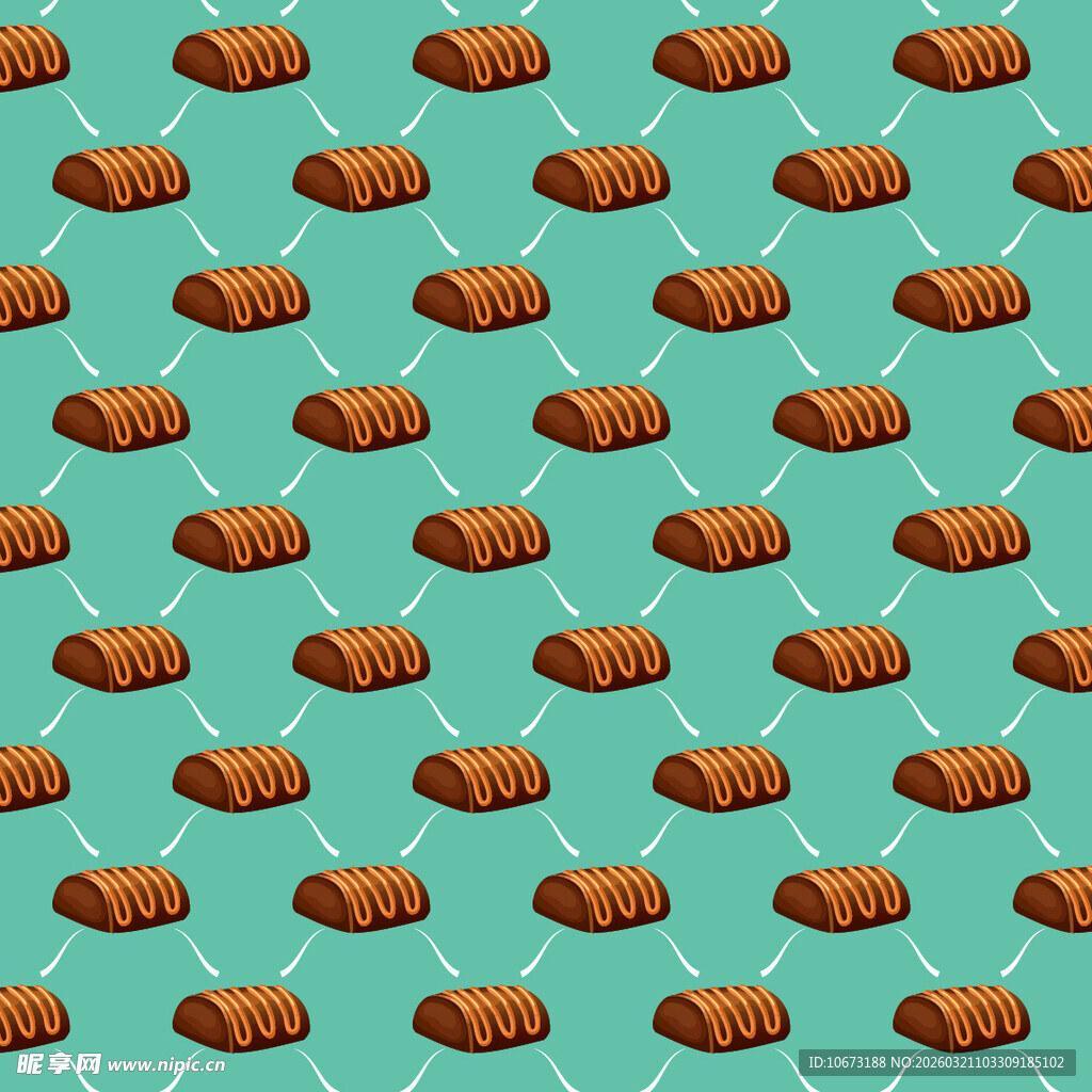 巧克力图案背景