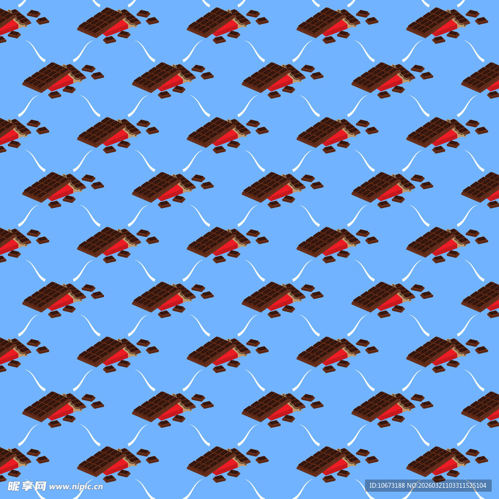 巧克力图案背景