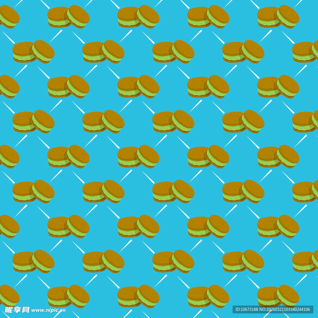 抹茶甜点图案背景