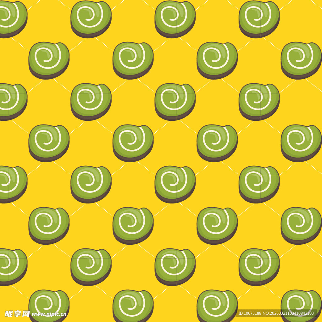 抹茶蛋糕图案背景