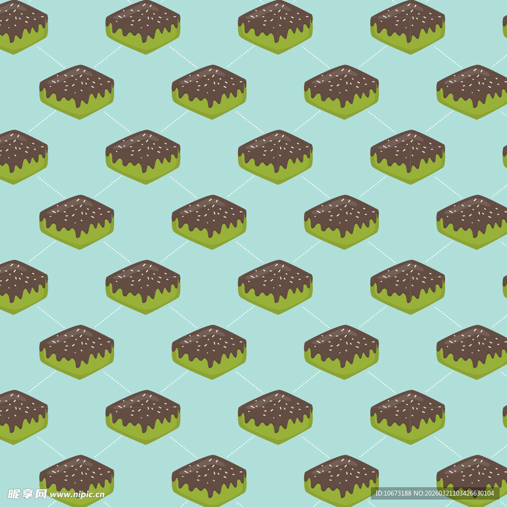抹茶甜点图案背景