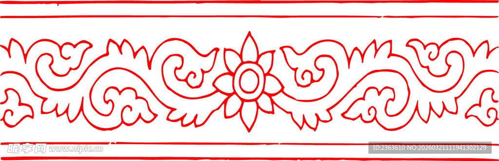 中式传统花纹图案装饰