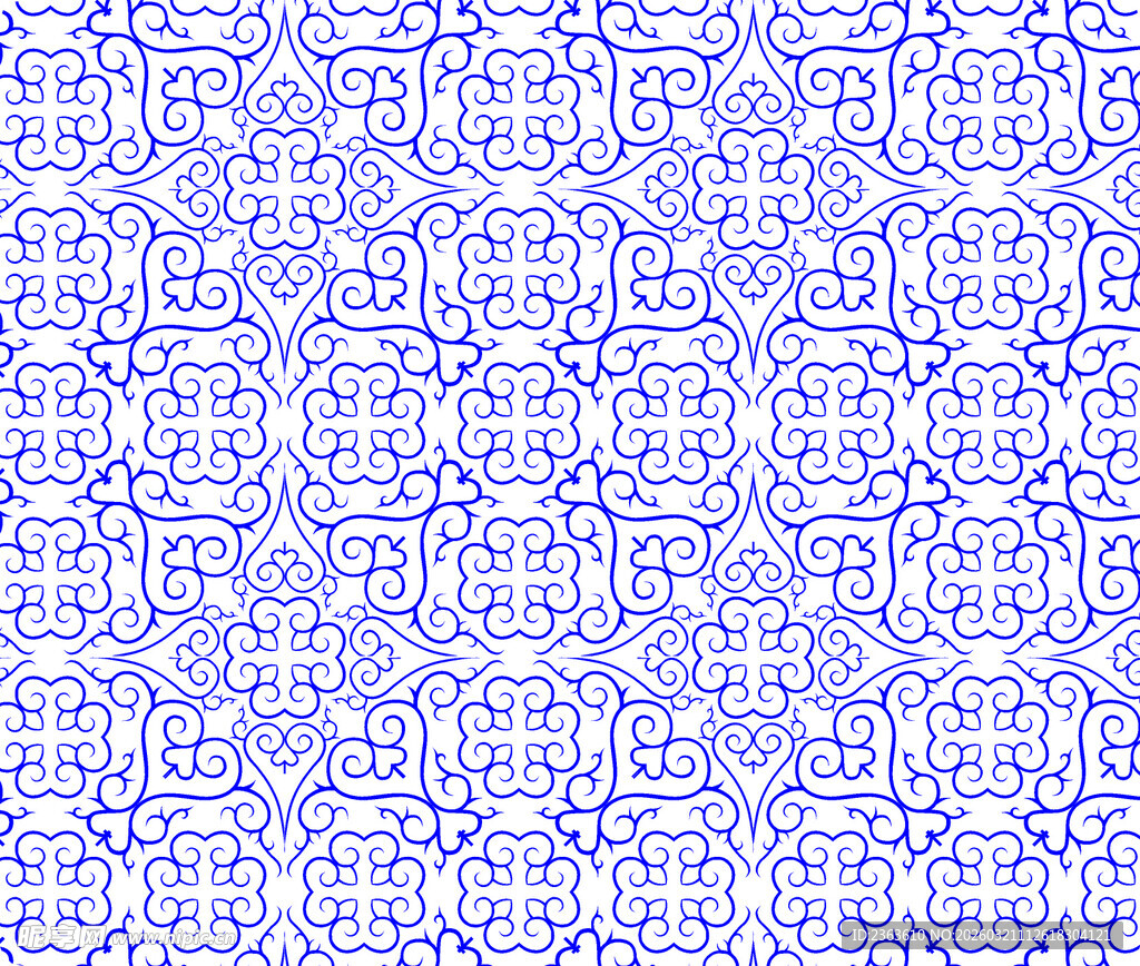 蓝白几何图案纹理背景