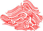 中式传统海浪纹图案