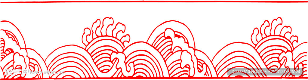 中式传统云纹图案设计