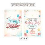 生日派对邀请卡