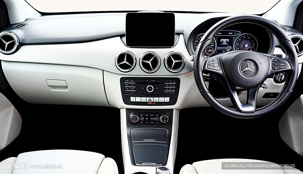 精致汽车内饰特写