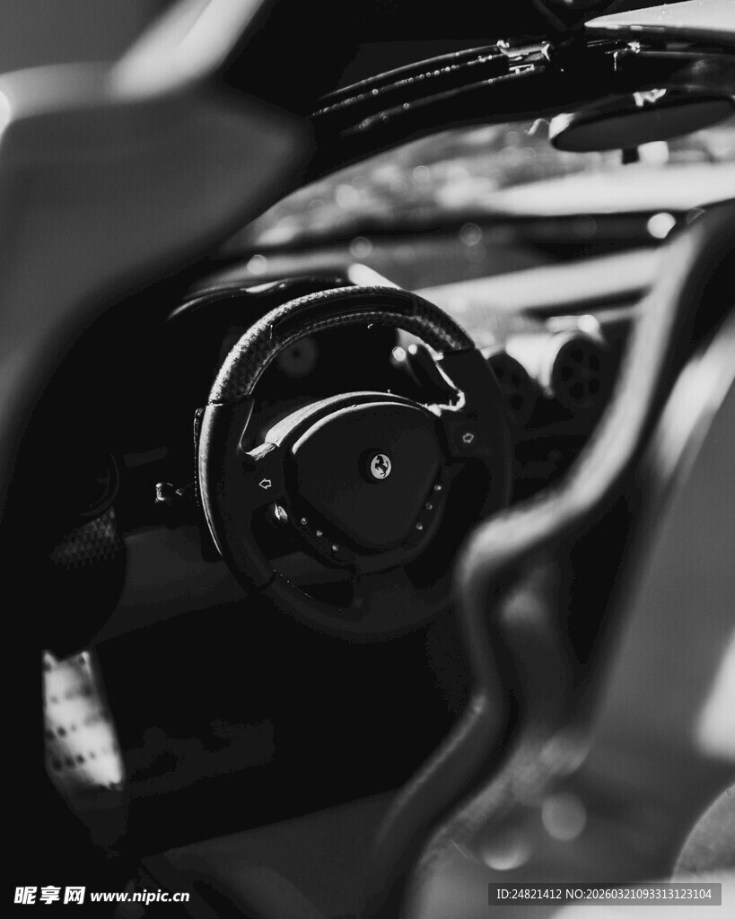 汽车仪表盘特写