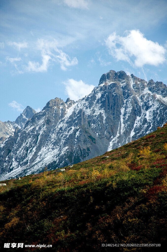 雪山美景