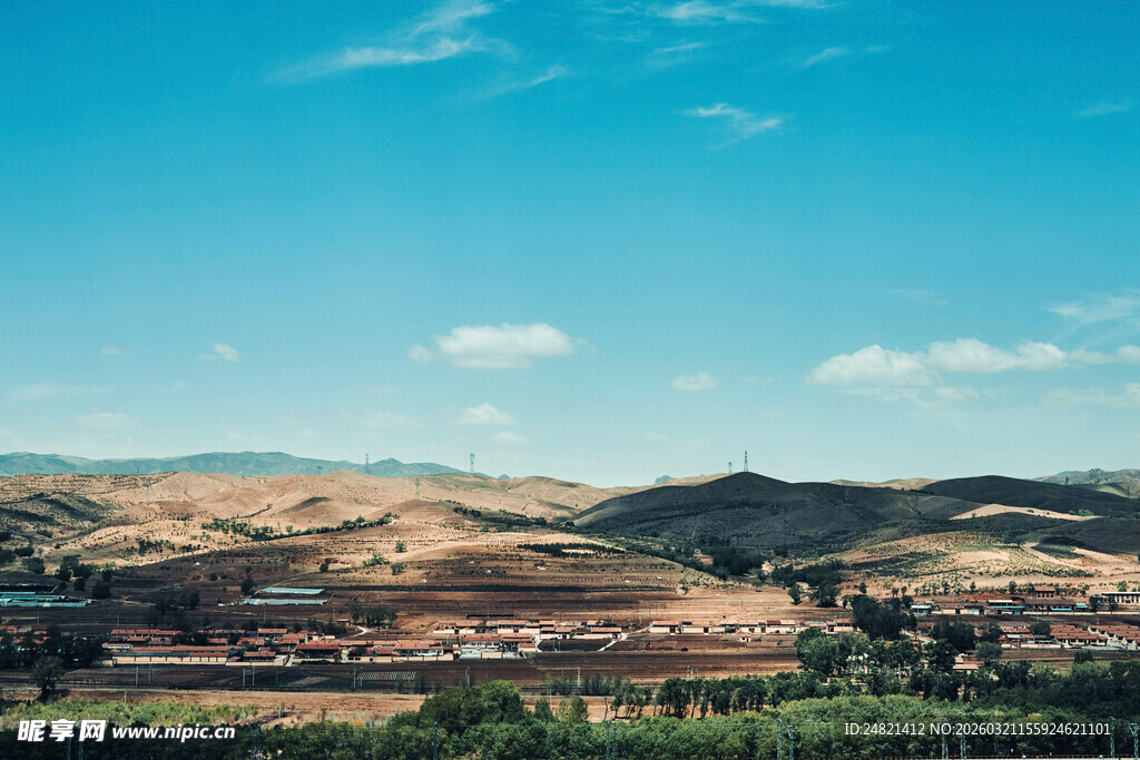 壮丽山野风光景色