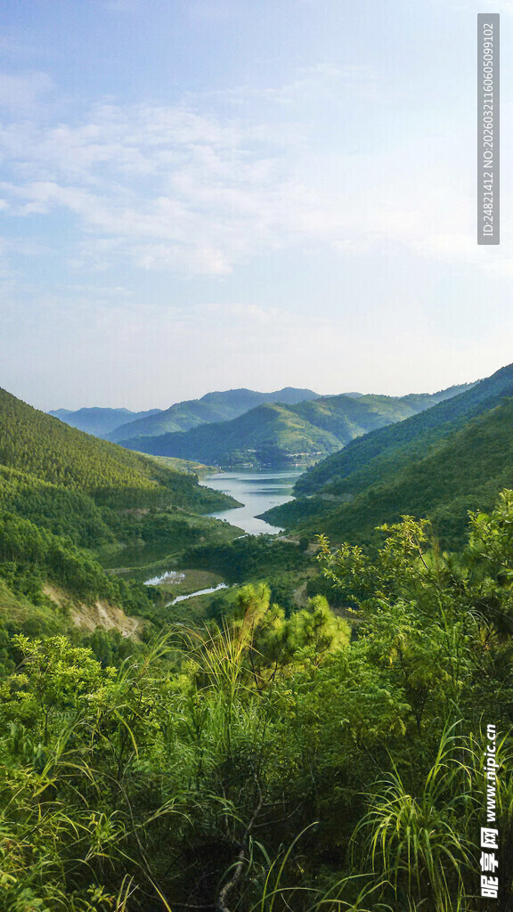 山间绿野风光