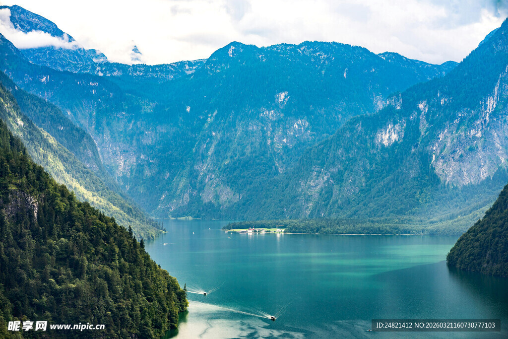 壮丽山水湖泊美景