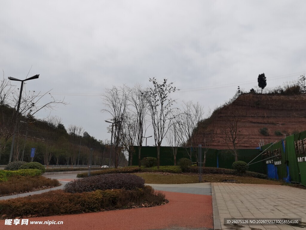 户外园林景观一角