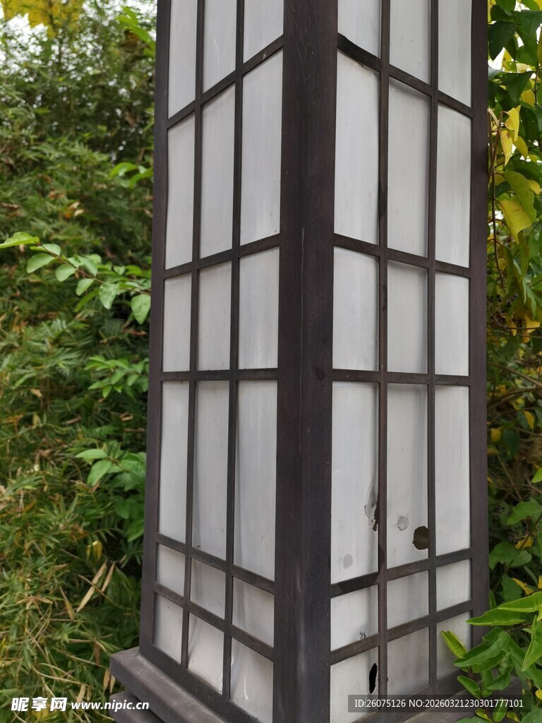 户外中式风格复古落地灯