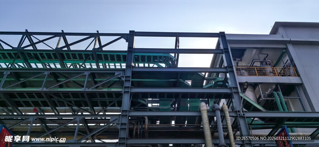 工业风建筑结构外观