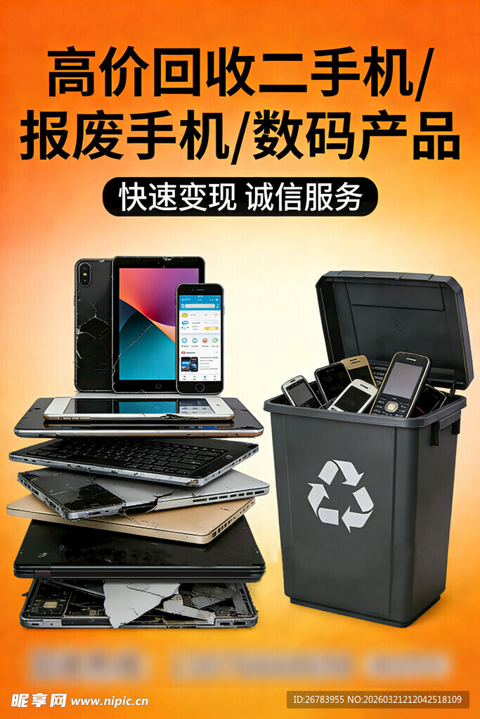 高价回收二手手机等数码产品