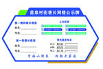 街巷长公示牌