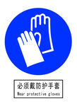 必须戴防护手套