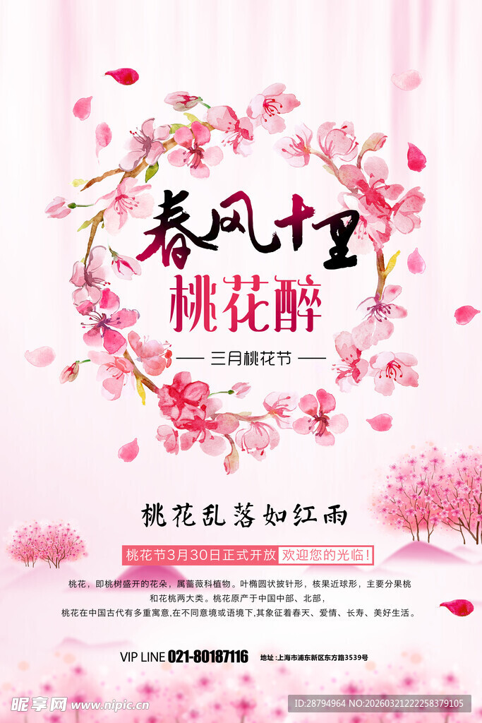 春风十里桃花醉