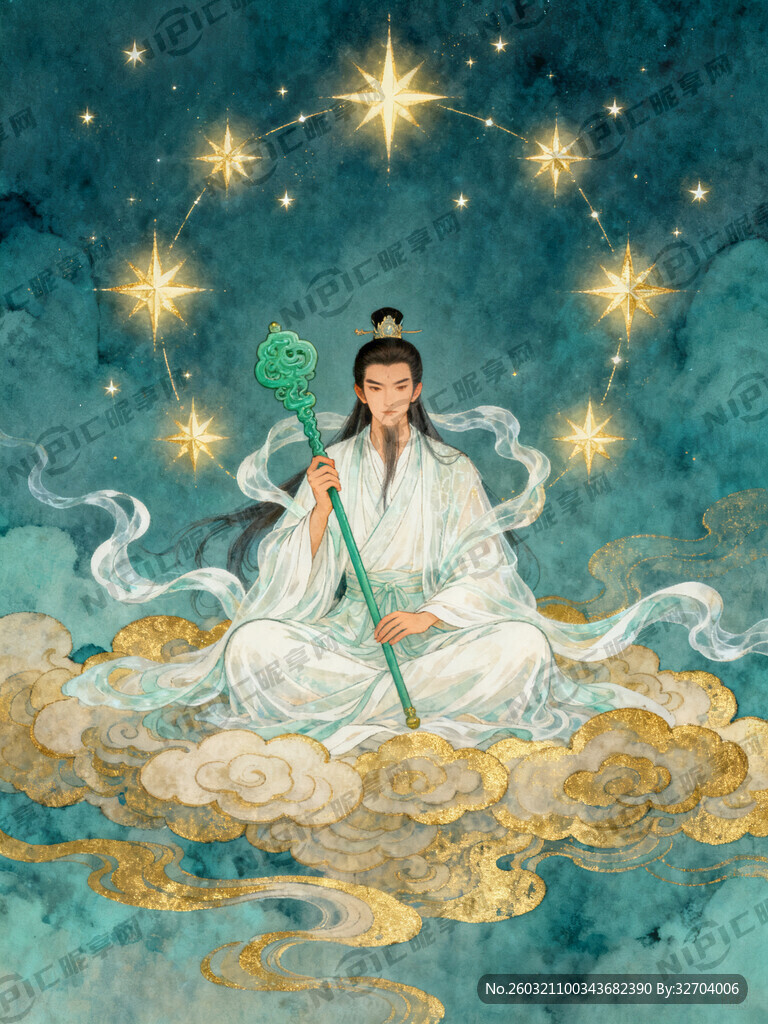 北斗七星神仙肖像