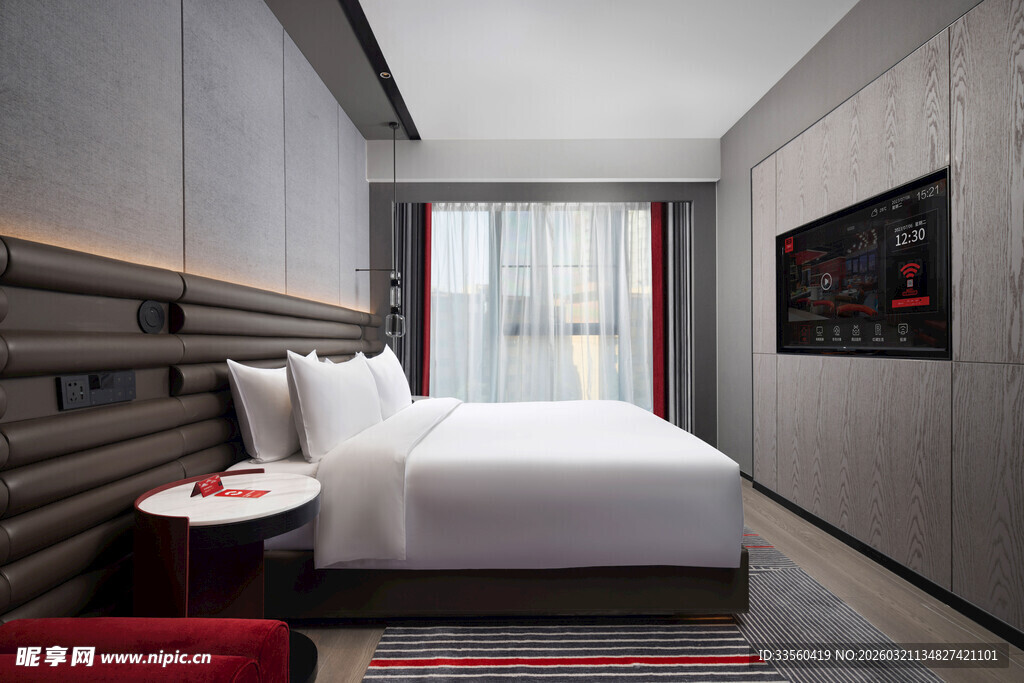 现代简约风格酒店客房