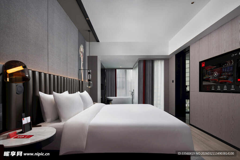 现代简约风豪华酒店客房