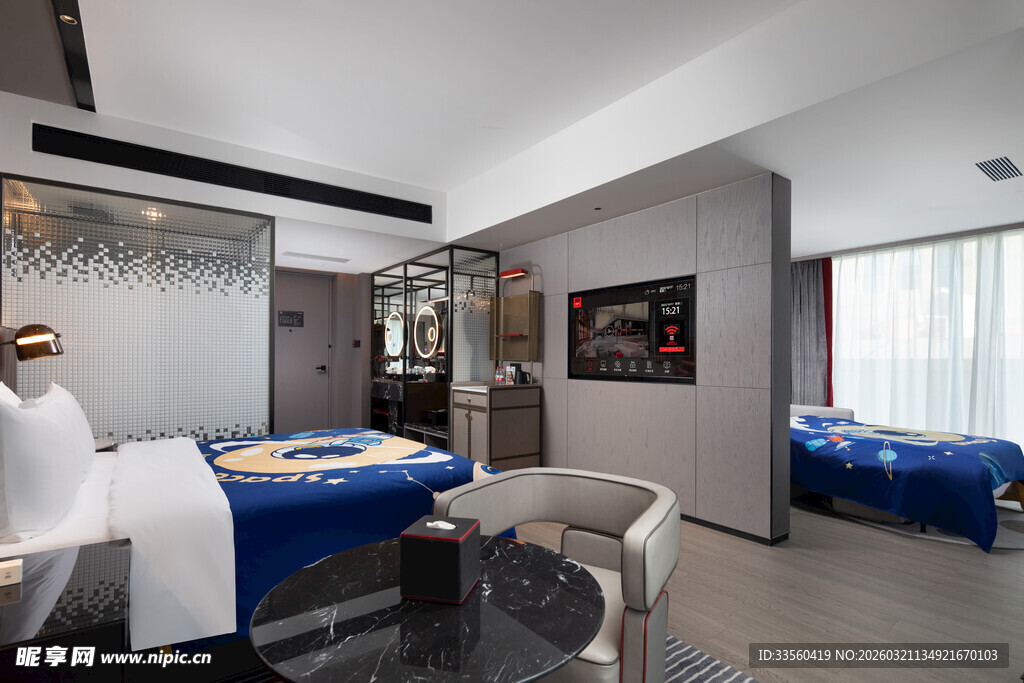 现代风格餐厅室内场景