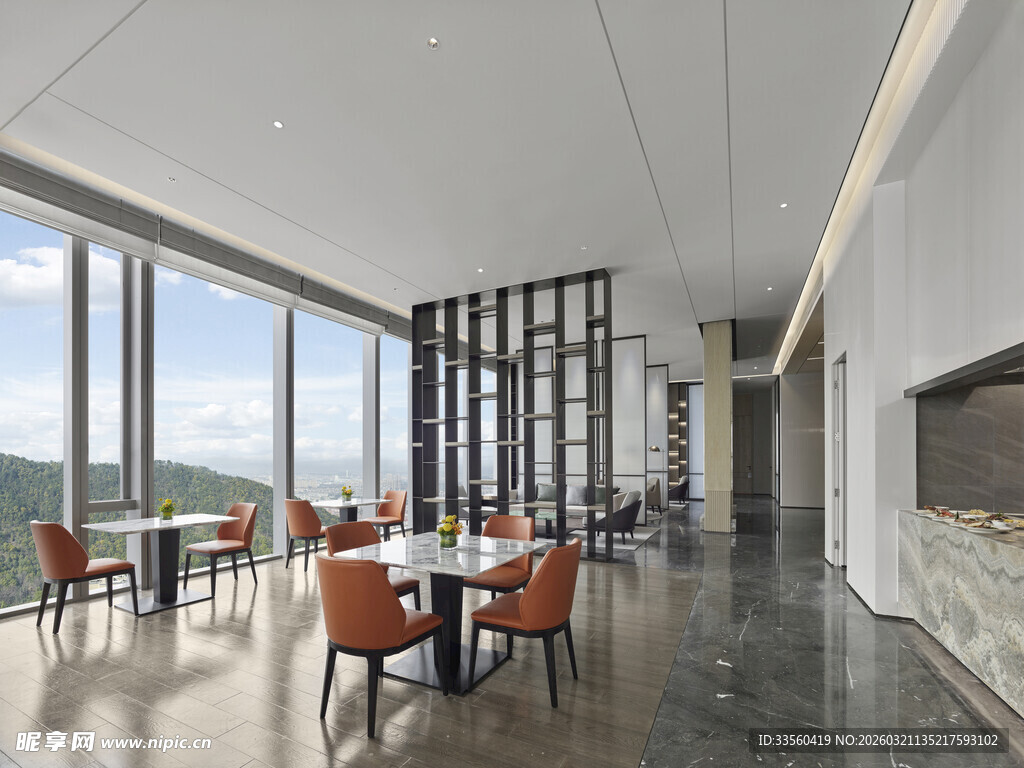 现代简约风餐厅室内空间