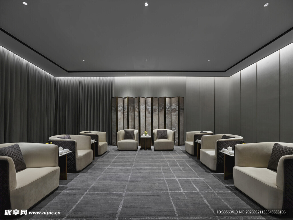 现代风格会议室场景