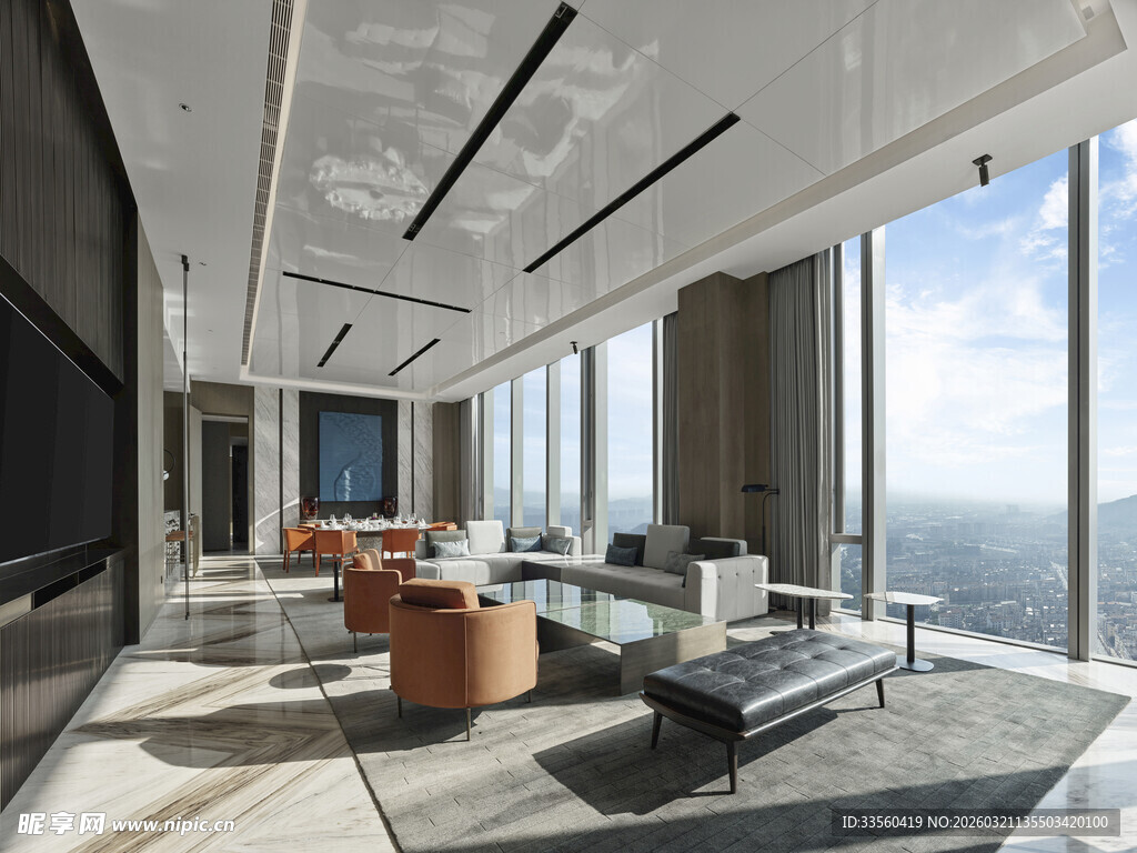 现代简约风格高端办公空间