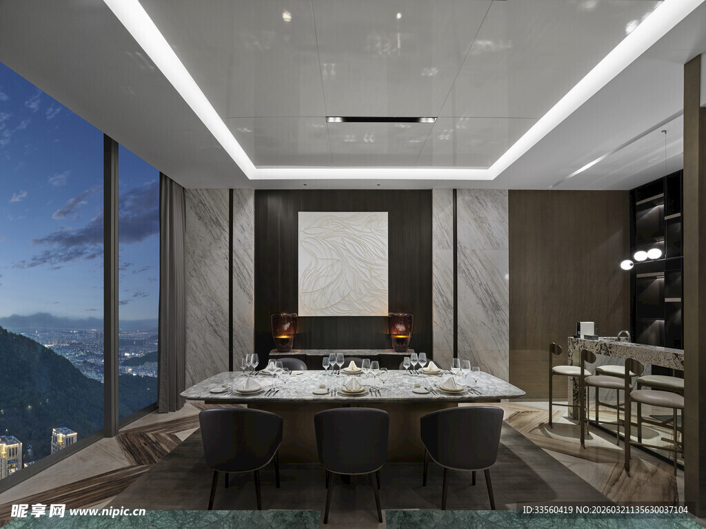 现代奢华风高端办公空间