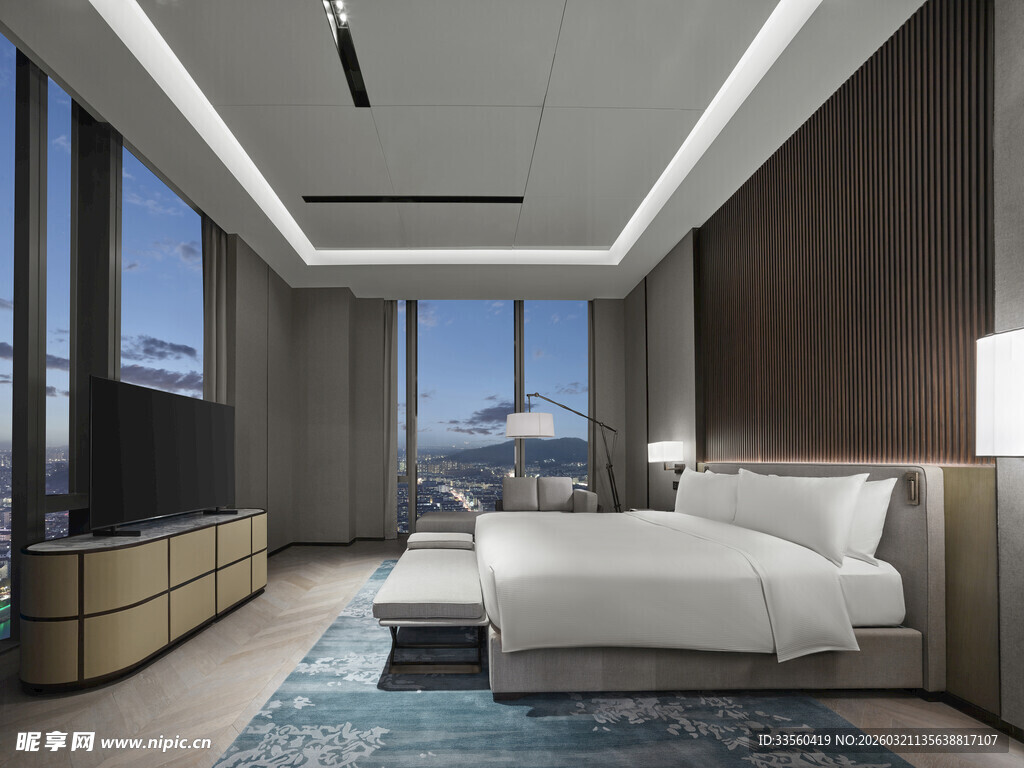 现代简约风格豪华卧室