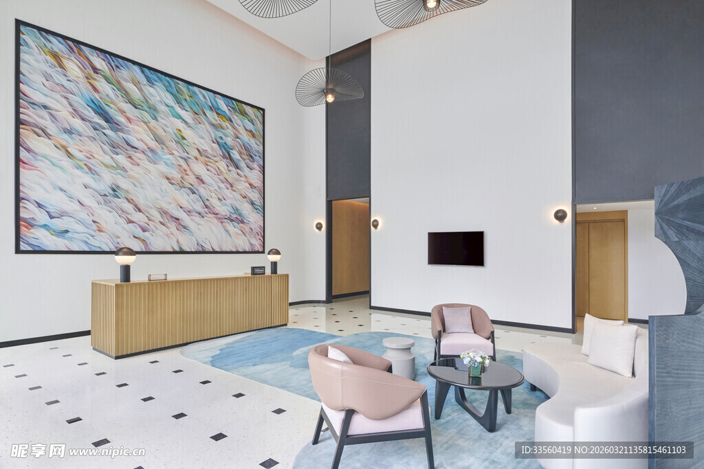 现代简约风客厅室内设计