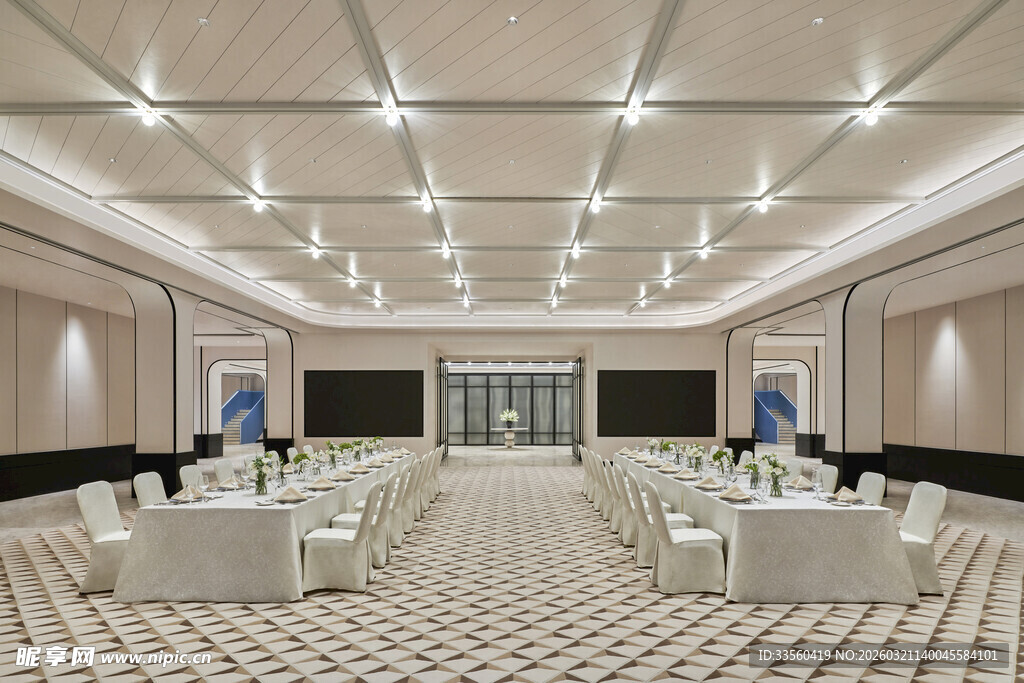 豪华现代风格大型会议厅