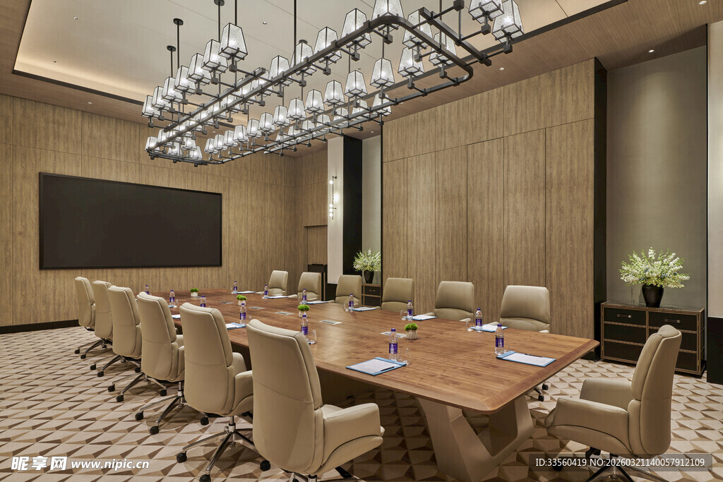豪华会议室高端会议空间