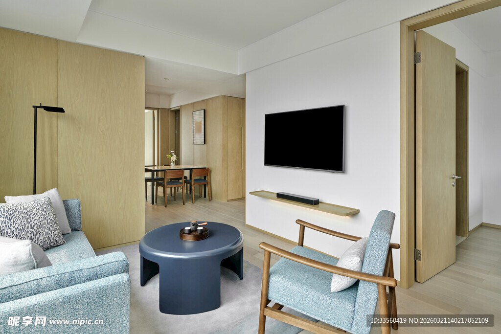 现代简约风客厅室内景