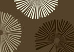 棕色背景放射状地垫图案纹理