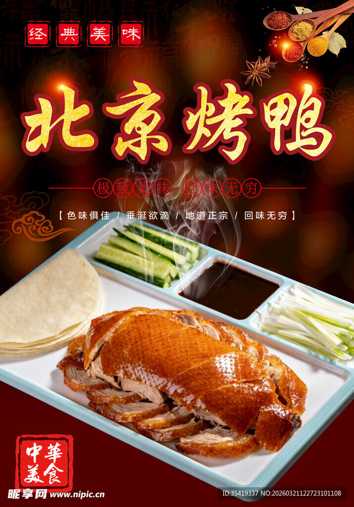 北京烤鸭美食诱人呈现